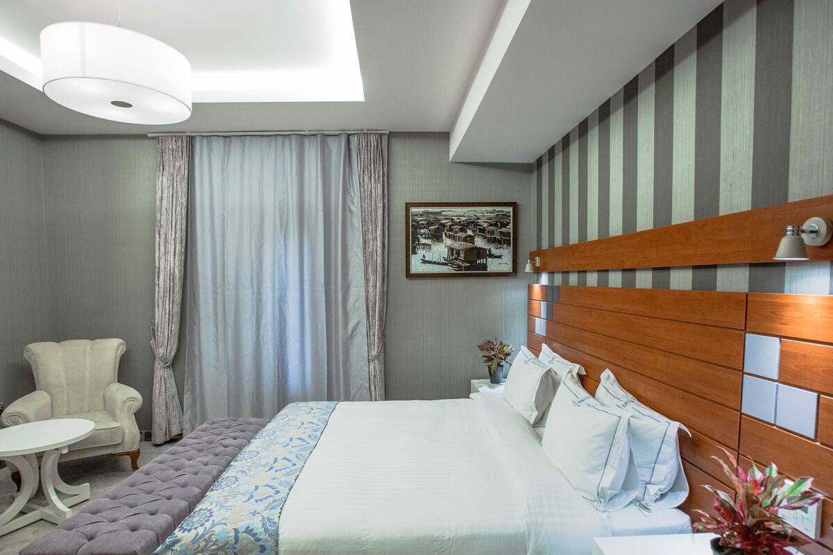 1 habitación, sábanas italianas Frette y ropa de cama de alta calidad