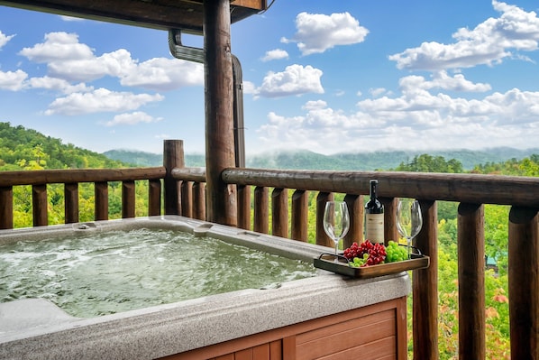 Baignoire à remous extérieure