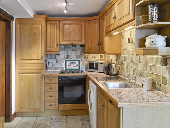 Dishwasher, high chair, cookware/dishes/utensils