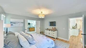 4 habitaciones, cuna de viaje, wifi gratis y ropa de cama