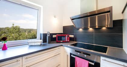 Exclusive and stylish! 5 *****Apartment on the banks of the Maar basin with a view of the Maar