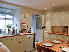 Oven, dishwasher, high chair, freezer