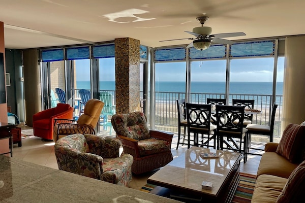 Spacious with plenty of seating.