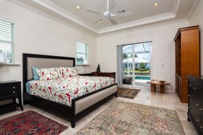 4 bedrooms, iron/ironing board, WiFi, bed sheets