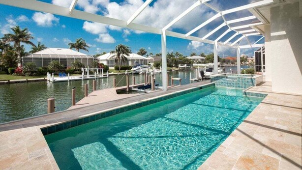 Unclassified image, 1 of 29, button - Waterfront 3BR, 3BA Marco Island home with heated pool and WiFi. (Marco Island)