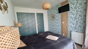 1 chambre, fer et planche à repasser, Wi-Fi gratuit