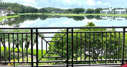 Lake & Golf Views in Saddlebrook Resort. 2 bed/2bath