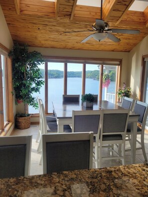 Dining - WOW VIEWS! Master on 1st floor. Private bedrooms w/ full baths & lake views (Camdenton)