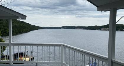 WOW VIEWS! Master on 1st floor. Private bedrooms w/ full baths & lake views