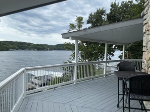 Outdoor dining - WOW VIEWS! Master on 1st floor. Private bedrooms w/ full baths & lake views (Camdenton)