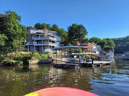 WOW VIEWS! Master on 1st floor. Private bedrooms w/ full baths & lake views