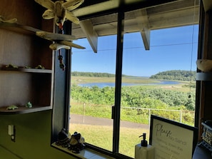 Interior - fully fenced Dog yard - Overlooking the Copalis River - (Copalis Beach)