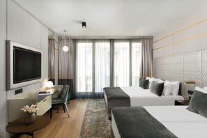 Family Apartment | 高級寢具、迷你吧、客房內保險箱、遮光布/窗簾