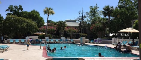 Indoor pool, outdoor pool