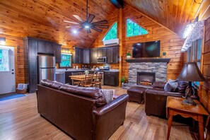 Interior - Pine Ridge Cabin - Secluded Cabin with Hot Tub (Loudonville)