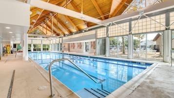 Indoor pool, a heated pool