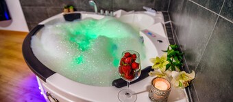 Rural House With Jacuzzi and Fireplace in the Room for 2-4 People