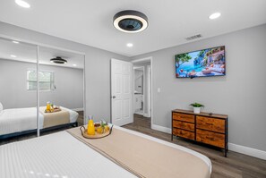 5 bedrooms, iron/ironing board, travel crib, WiFi