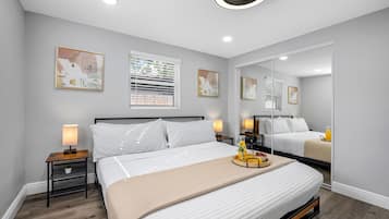 5 bedrooms, iron/ironing board, travel crib, WiFi