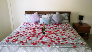 1 bedroom, iron/ironing board, travel crib, free WiFi