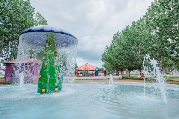 Indoor pool, seasonal outdoor pool