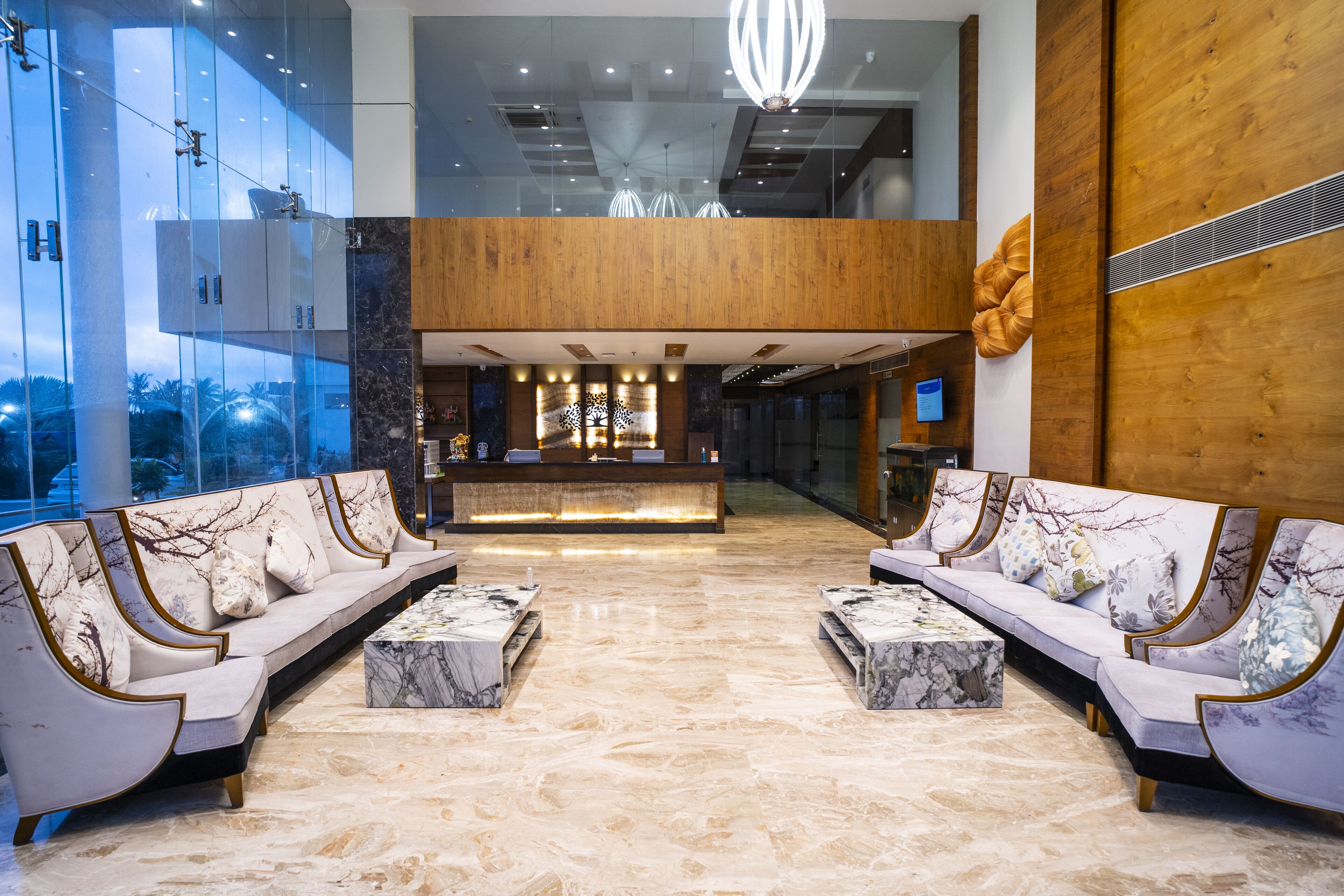 Lobby sitting area