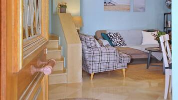 Télévision, lecteur de DVD, livres, chaßne hi-fi