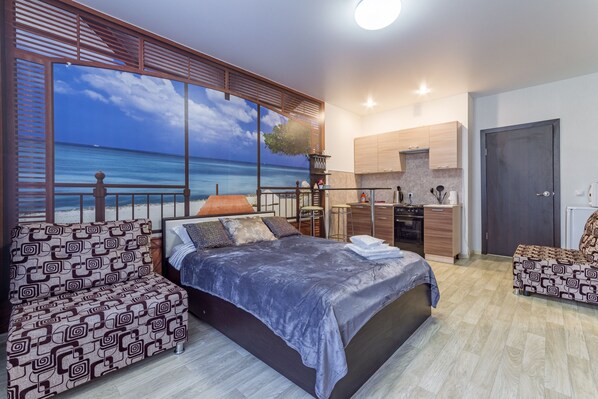 Economy-Studio | Bügeleisen/Bügelbrett, kostenloses WLAN