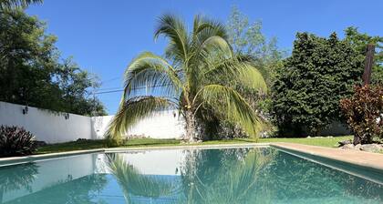 Hacienda Cholul pool, harmony and fun
