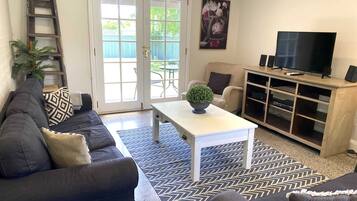 TV, DVD player, offices