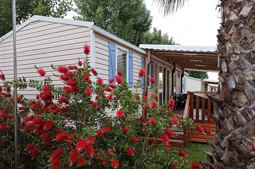 Mobil home l oliverie tous confort climatisé