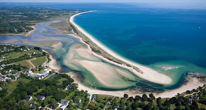 Very quiet house without vis-à-vis near countryside, village, golf course, beach