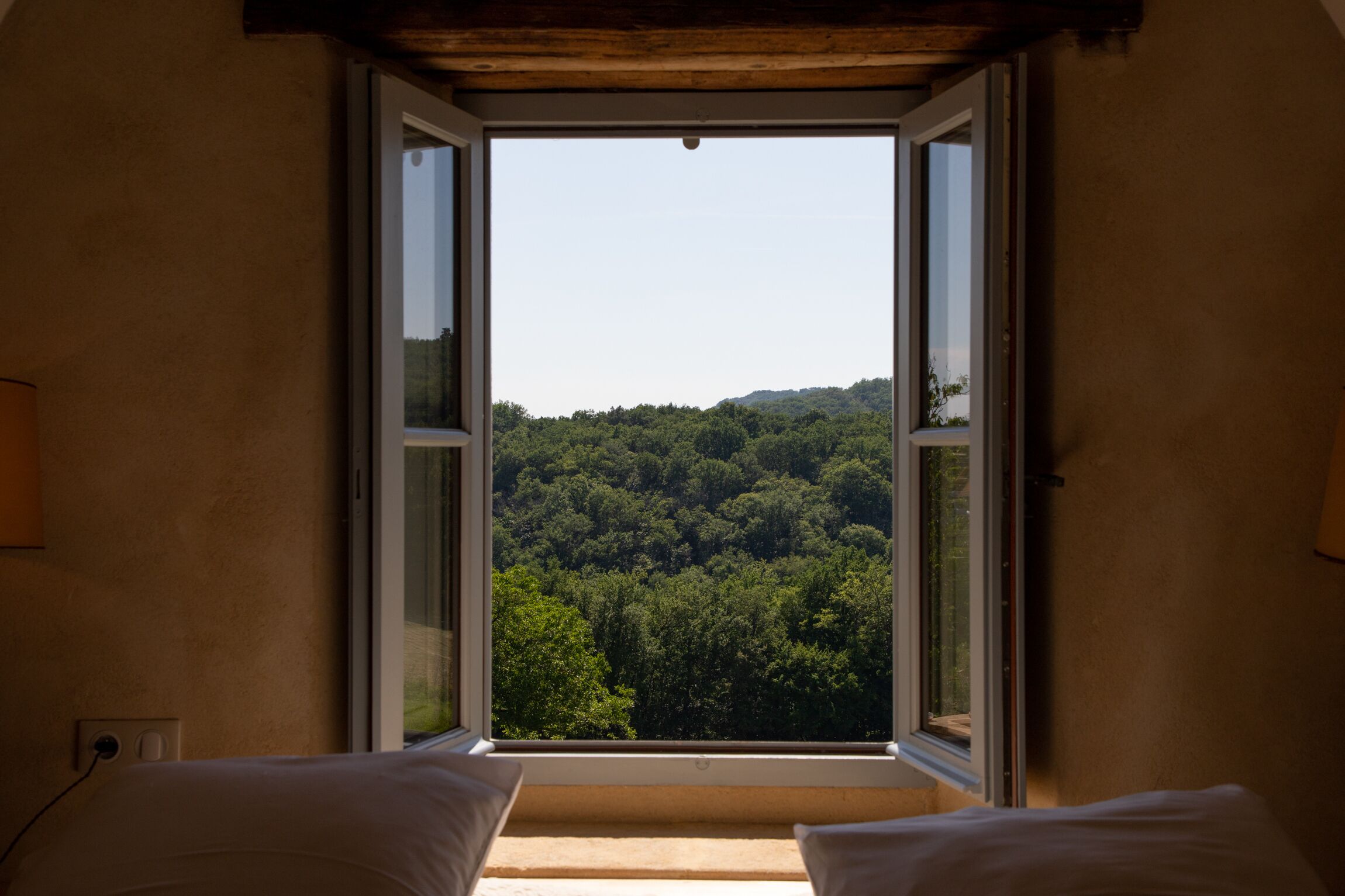 Deluxe suite, en-suite badkamer | Uitzicht vanuit accommodatie