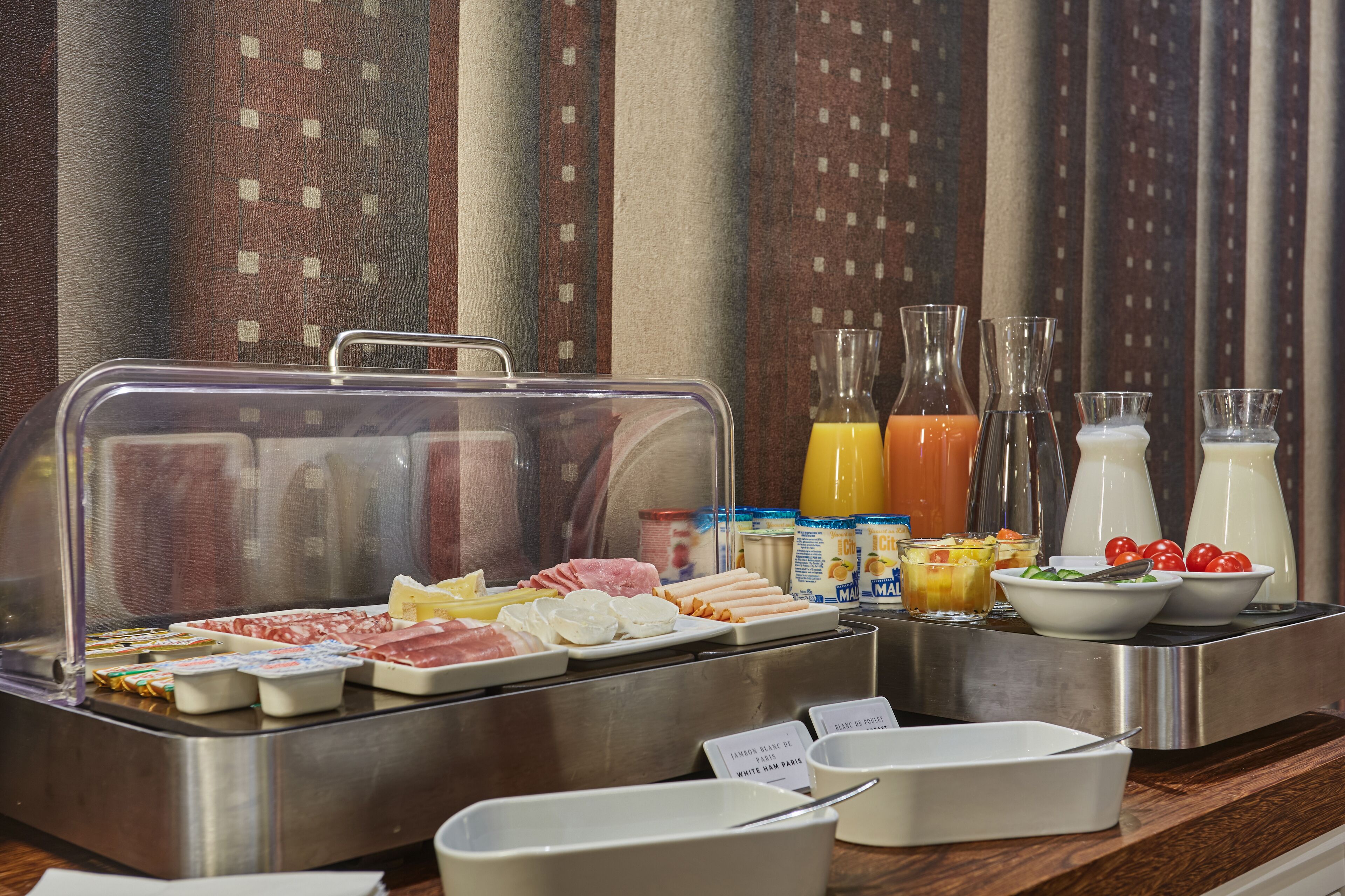 daily buffet breakfast (eur 15 per person)