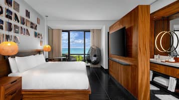 Literie de qualité supérieure, surmatelas, minibar