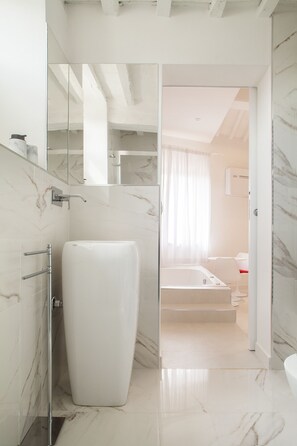 Banyera, banyera d'hidromassatge, assecador de cabells i bidet 