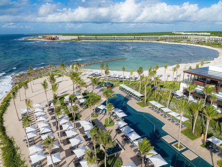 8 outdoor pools, pool cabanas (surcharge), pool umbrellas. Hilton Tulum Riviera Maya All-Inclusive Resort