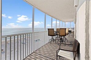 Outdoor dining - Crystal Sands Tower Unit 703 - Beachfront (Sarasota)