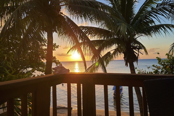 Sunset from the main deck