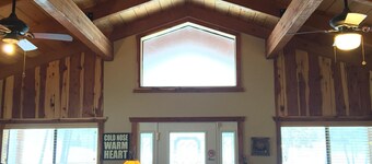 Just steps away from Rainbow Lake in this Dog Friendly Cabin