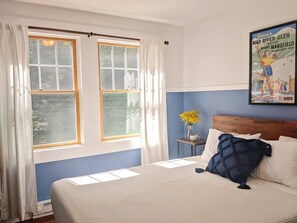 3 soverom, strykejern/-brett, reiseseng for barn og wi-fi (inkludert)