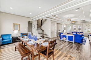 Interior - Beautiful bayfront home with pool, hot tub & central AC (Galveston)