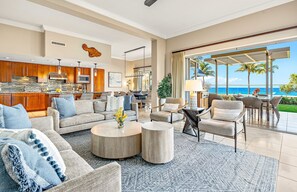 TV, DVD player, stereo