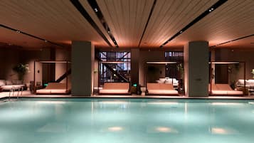 2 indoor pools, open 6:00 AM to 11:00 PM, pool loungers