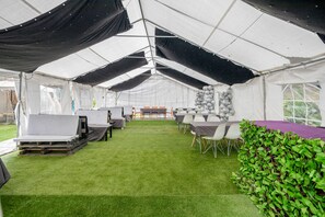 Área para banquetes al aire libre