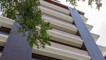 Majoituspaikan julkisivu