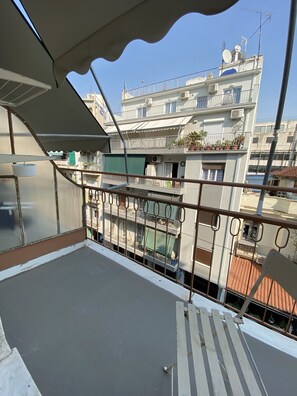 City-Apartment | Blick vom Balkon