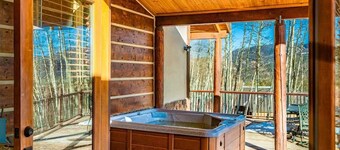 Large Deck with Hot Tub | Pets | Angel Fire Villa