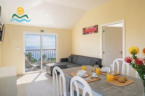 Dining - Peaceful, great for walks | SeaView Apartment (Prazeres)