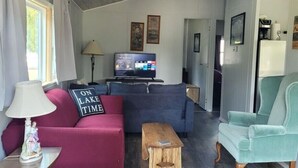 TV og peis